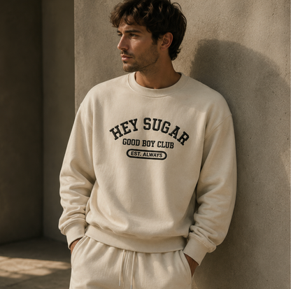 Oversized heavyweight sweatshirt